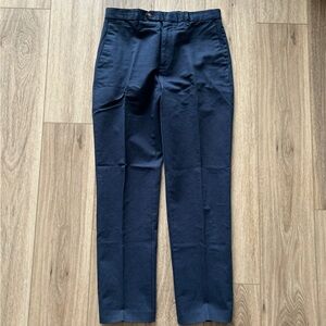 J. Crew cotton linen blend cropped pant